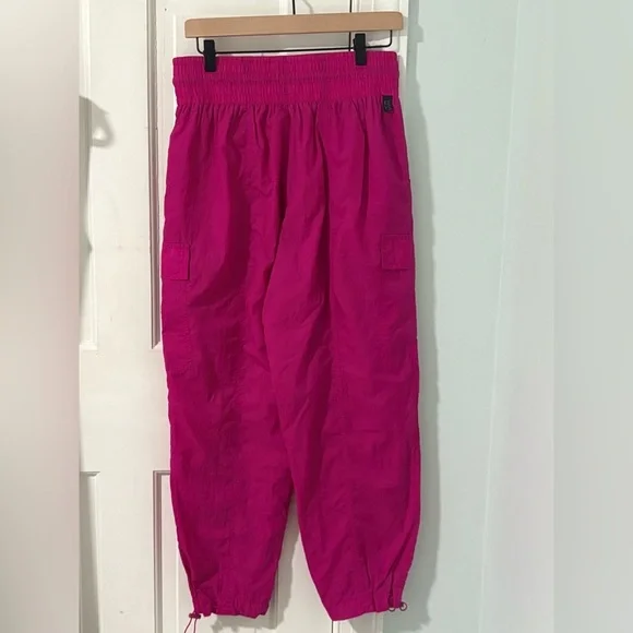 Athleta x Alicia Keys High-Waist Parachute Cargo Pants Size 8 Oversized Baggy